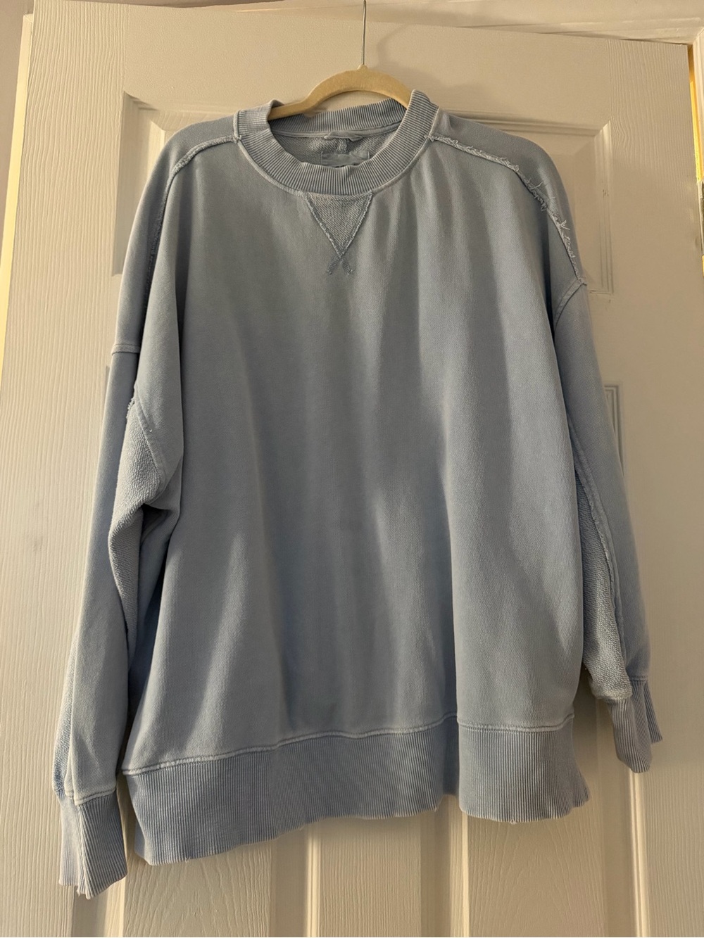 aerie Women’s Pale Blue Crewneck Sweatshirt